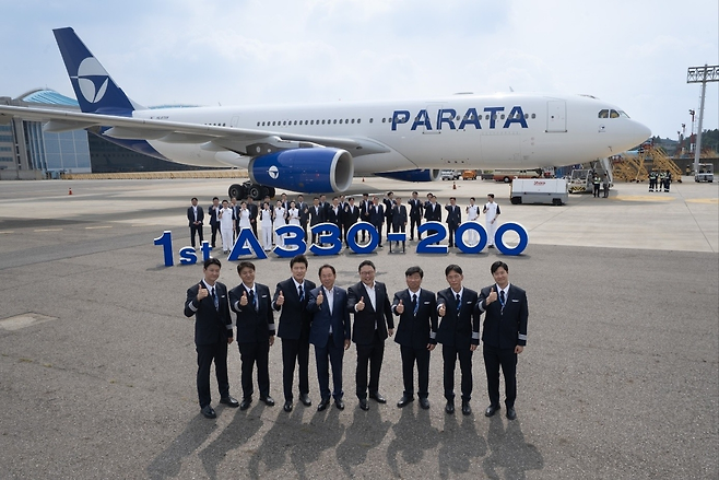 파라타항공 1호기 도입 기념행사 사진 [파라타항공 제공]