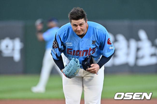 롯데 시절 데이비슨 / OSEN DB