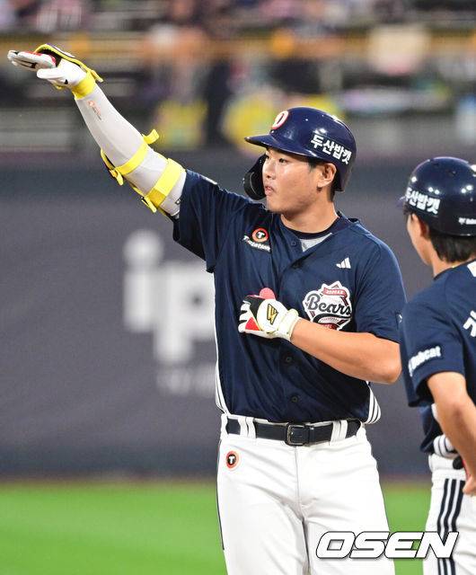 [OSEN=조은정 기자] 두산 홍성호. 2025.09.09 /cej@osen.co.kr