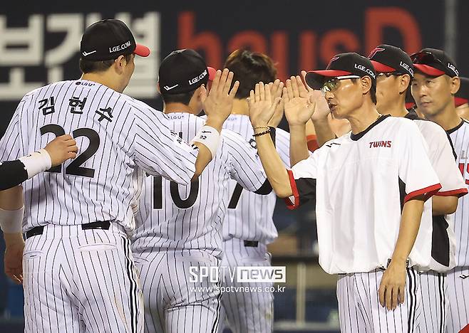 ▲ 2위 한화와 경기차를 3.5경기로 벌리며 정규시즌 우승에 한걸음 더 다가간 LG ⓒ곽혜미 기자