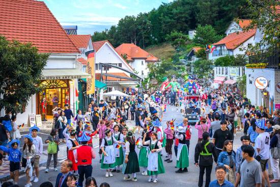 남해 독일마을 맥주축제 현장. 사진=남해군