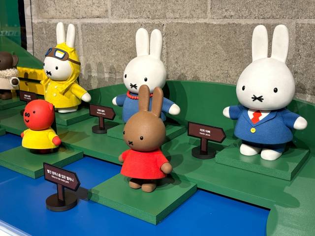 스톱모션으로 제작된 다양한 미피 캐릭터. 피플리 제공