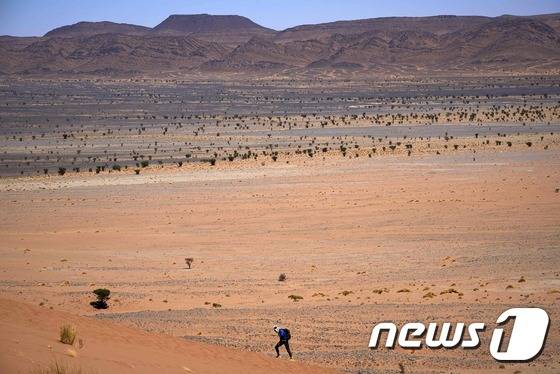 모로코 남부 사하라 사막. ⓒ AFP=뉴스1 ⓒ News1 최종일 기자