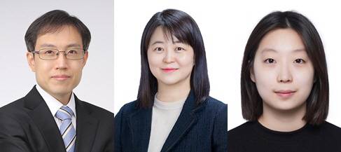 왼쪽부터 구희범 교수, 박지선 박사, 이예은 연구원