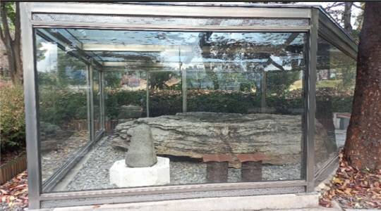 서울 절두산 순교성지에 보관된 오성바위 모습. 오성바위복원추진위 제공