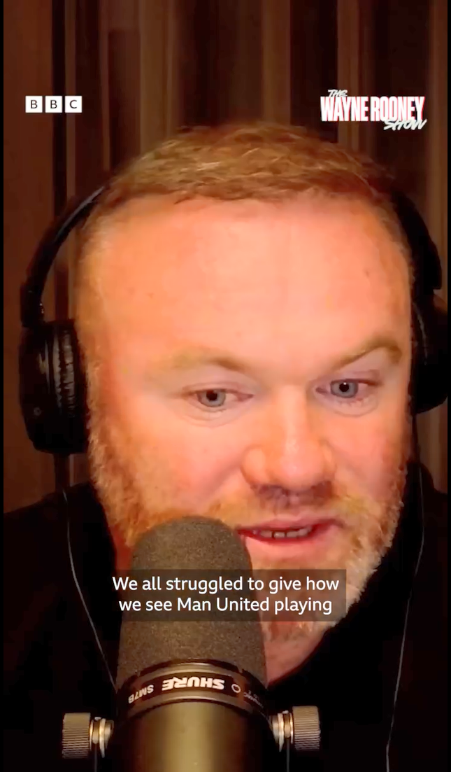 루니가 15일 BBC 팟캐스트 더 웨인 루니 쇼를 통해 맨체스터 더비에 대한 소감을 밝히면서 “우리는 모두 맨유가 어떻게 경기를 풀어나가고 있는지 설명하는 데 어려움을 겪었다”라고 털어놔 눈길을 끌었다. 사진=BBC SNS