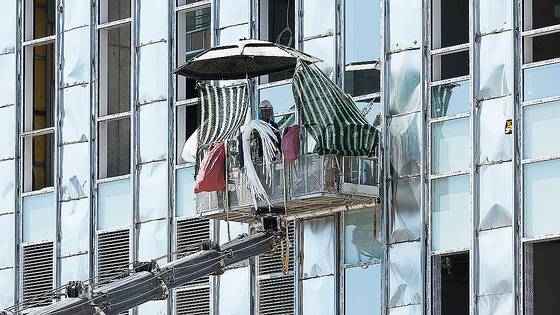 지난 7월 경기도 수원시의 한 건설현장의 모습. 우상조 기자