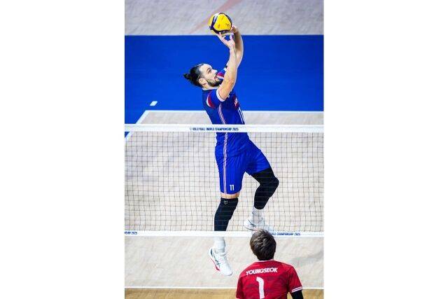 프랑스의 세터 앙투안 브리자드./Volleyballworld