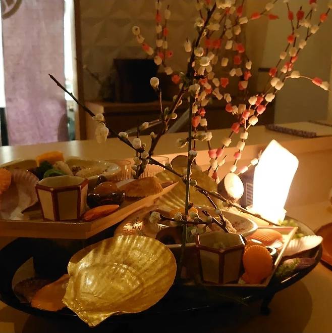 시노하라 셰프의 카이세키 요리. 긴자 시노하라