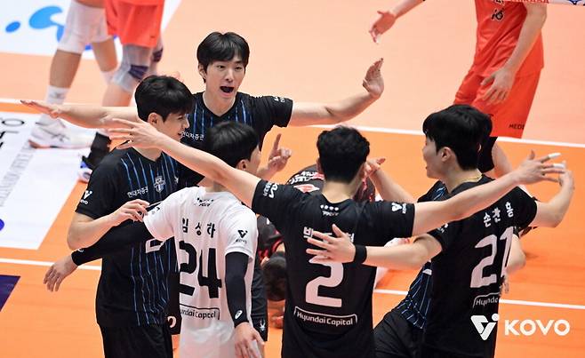 ▲ 현대캐피탈 스카이워커스 ⓒKOVO