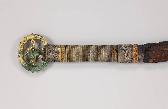 무령왕릉 출토 용·봉황 장식 고리자루 큰 칼 [국립공주박물관 제공. 재판매 및 DB 금지]