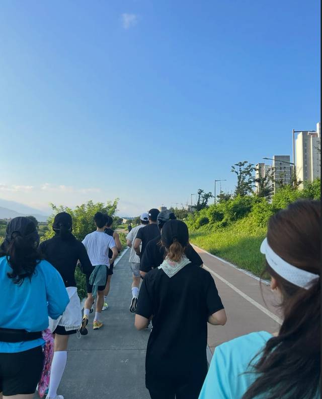 피덴스커피 러닝 크루 자료사진/사진=피덴스커피 SNS 캡쳐