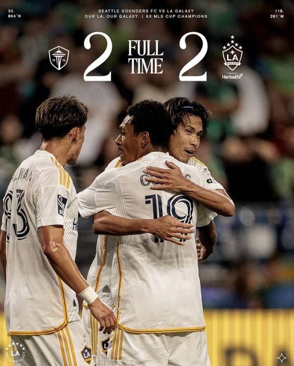 출처=LA 갤럭시 SNS 캡쳐