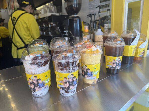 메가MGC커피 1인 컵빙수. 메가MGC커피