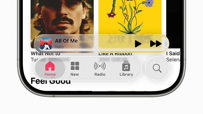 애플 리퀴드 글래스. /애플