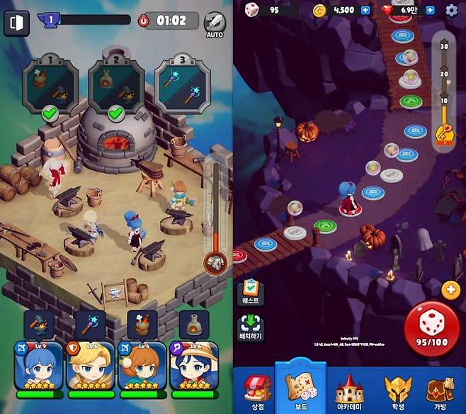 보드게임을 결합한 RPG