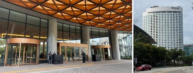 웨스틴 서울 파르나스 외관 / 사진=홍지연 여행+ 기자