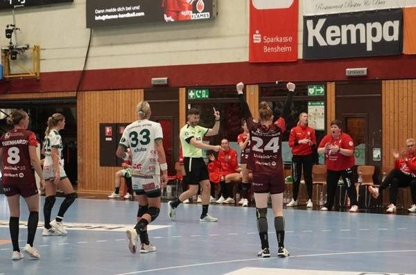 사진 2025/26 시즌 독일 여자 핸드볼 분데스리가 3라운드 벤스하임과 올덴부르크의 경기 모습, 사진 출처=벤스하임