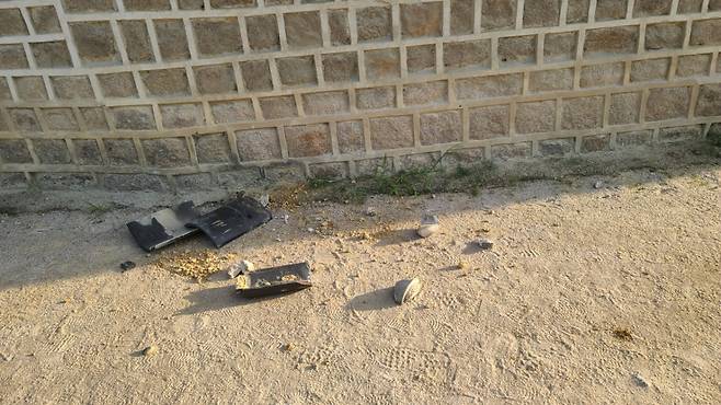 지난 15일 세계문화유산 종묘의 담벼락이 훼손된 모습. /사진 = 국가유산청 제공