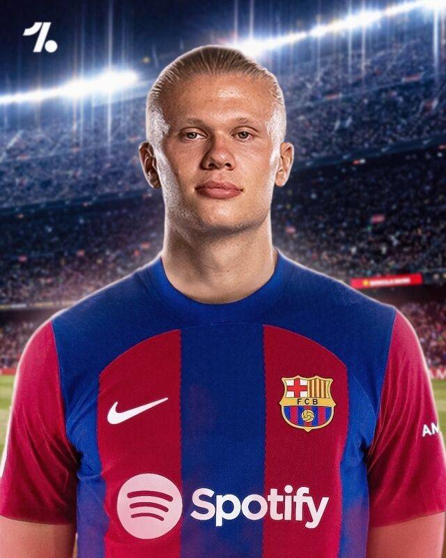 엘링 홀란드/프랑스 '원풋볼'