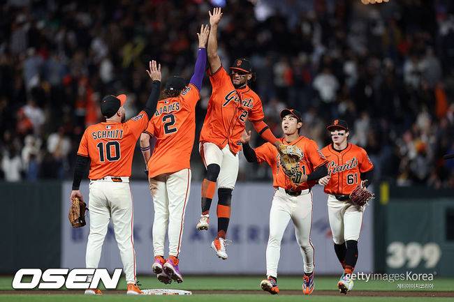 [사진] 샌프란시스코 자이언츠. ⓒGettyimages(무단전재 및 재배포 금지)
