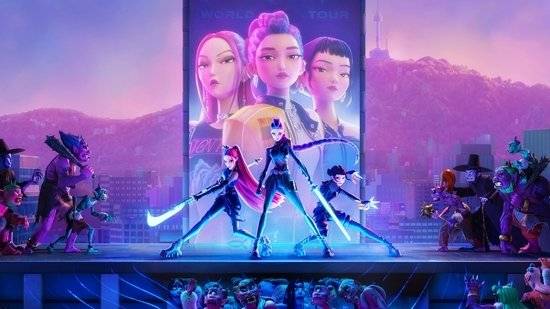 소니 픽쳐스 애니메이션 영화 ‘케이팝 데몬 헌터스’의 한 장면. 넷플릭스