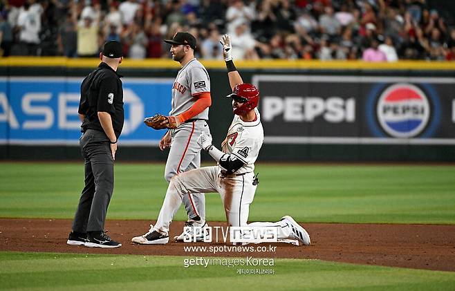 ▲ 세리머니하는 조던 라울러.