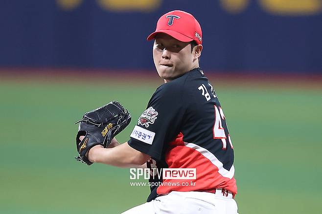 ▲ 네일의 컨디션 난조로 17일 선발 등판 기회를 얻을 김건국 ⓒ곽혜미 기자