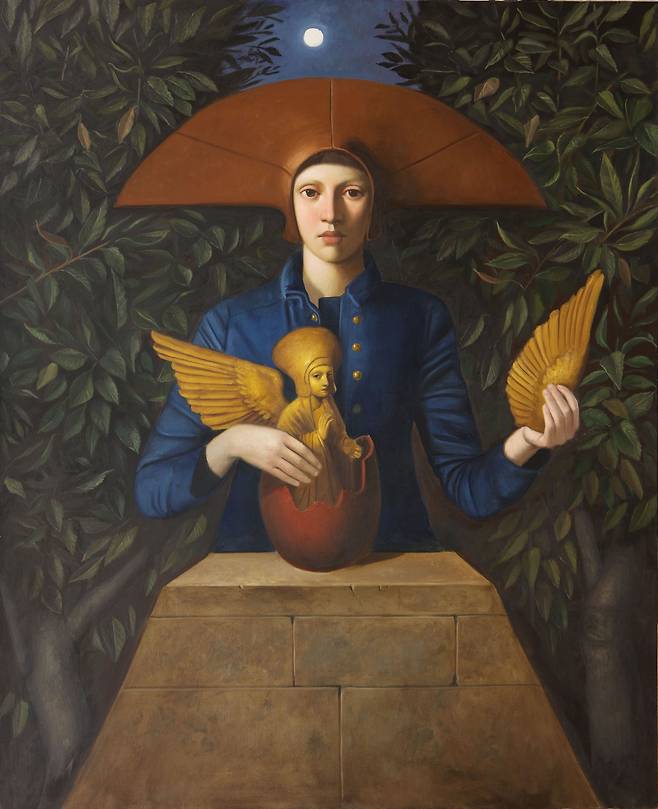 Alessandro Sicioldr, Il Tesoro (The Treasure), 2025, oil on linen, 160×130cm