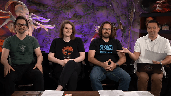 -&nbsp;찰스 던 게임 디자이너, 에이슬린 홀 게임 디자이너, 벤 플레처 리드 디자이너,&nbsp;애덤 플레처 커뮤니티 디렉터