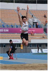 남자 세단뛰기 유규민. (대한육상연맹 제공)