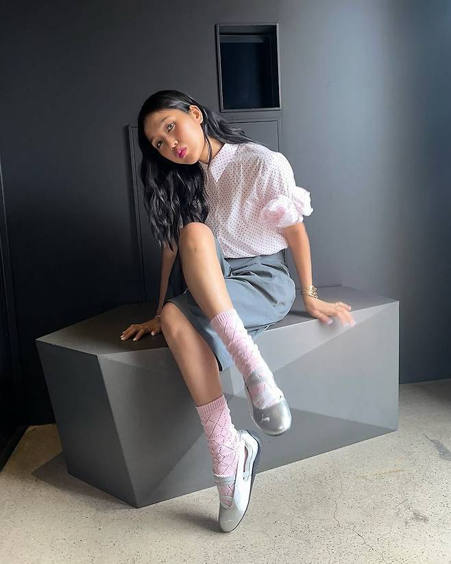 스피드캣 운동화를 착용한 미미 인스타그램 @mimmiiiya