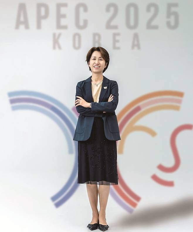 윤성미 APEC 고위관리회의 의장은 "2025 APEC 정상회의의 성공적 개최를 위해 만반의 준비를 하고 있다"고 말했다. 사진 C영상미디어