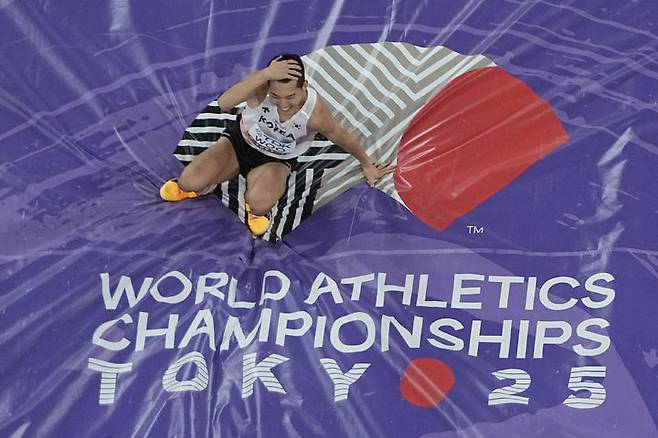 [도쿄=AP/뉴시스] 남자 높이뛰기 우상혁. 2028.09.16.