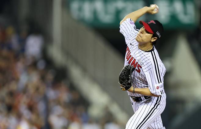 LG 김진성. 뉴시스