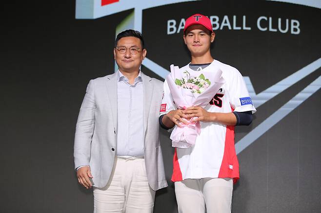 ▲ 2024년 KIA의 1라운드 지명자인 조대현은 16일 현역으로 입대했다 ⓒKIA타이거즈