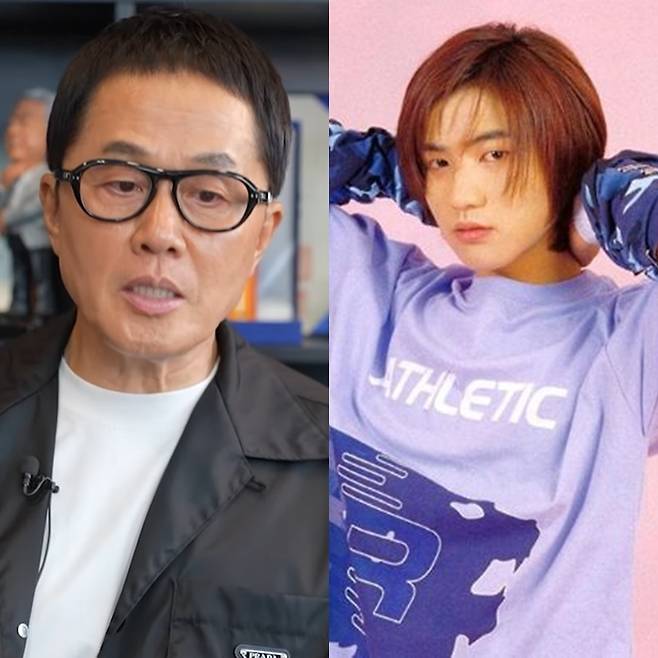 ▲ 정원관(왼쪽), NRG 멤버 故 김환성. 출처l유튜브 송승환의 원더풀 라이프, 뮤직팩토리