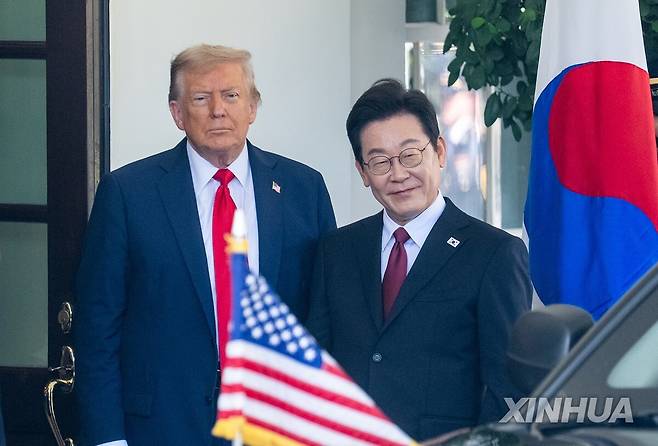 도널드 트럼프 미국 대통령과 이재명 대통령 [신화 연합뉴스 자료사진. 재판매 및 DB 금지]