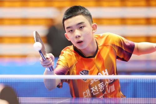 남자 탁구 유망주 이승수 [대한탁구협회 제공. 재판매 및 DB 금지]