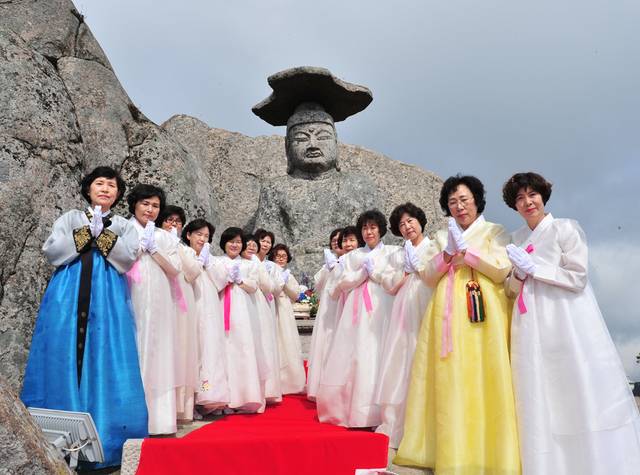 갓바위 다례봉행.