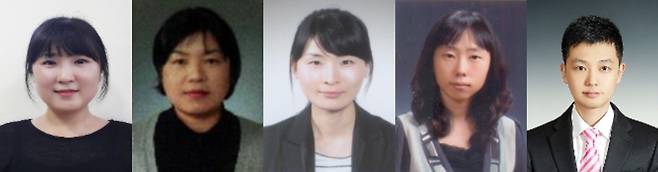 맨 왼쪽부터 송미영, 오화선, 고수정, 임숙희, 박종선 / 사진=제주도