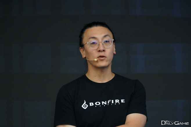 본파이어스튜디오 김민호(민 킴) CSO의 주요 특징과 콘텐츠를 소개했다.