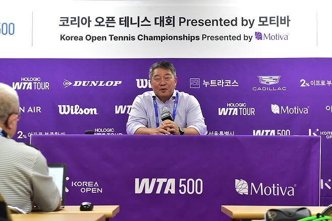 토니 조 WTA 데이터 부문 부회장.(코리아오픈 조직위원회 제공)