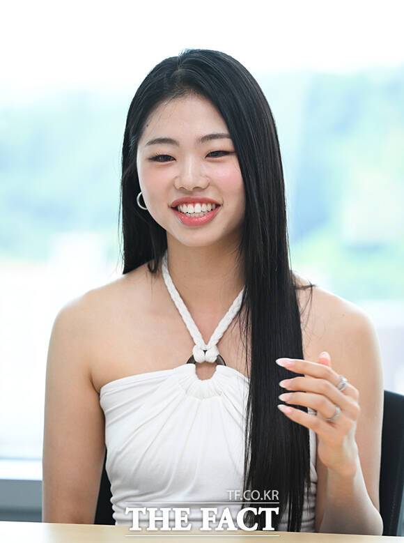 영빈은 호불호가 갈리더라도 '기존의 틀을 깨는 친구가 나타났다'는 말을 듣는 것이 자신의 목표라고 밝혔다./서예원 기자