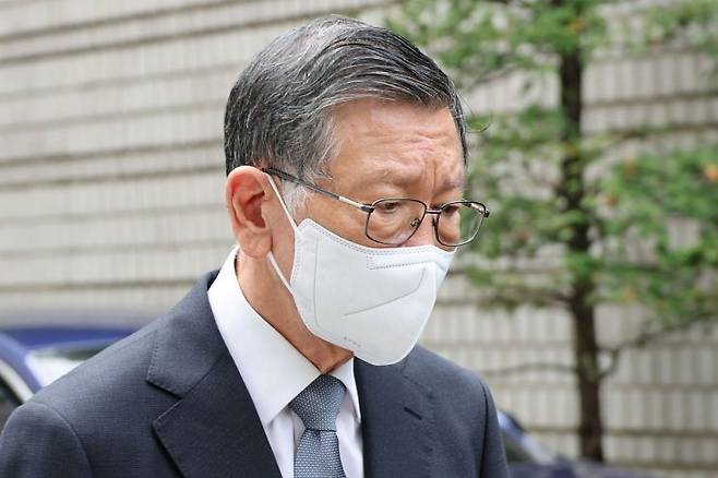 2심서 집행유예 선고 받은 박삼구 전 금호 회장. 연합뉴스