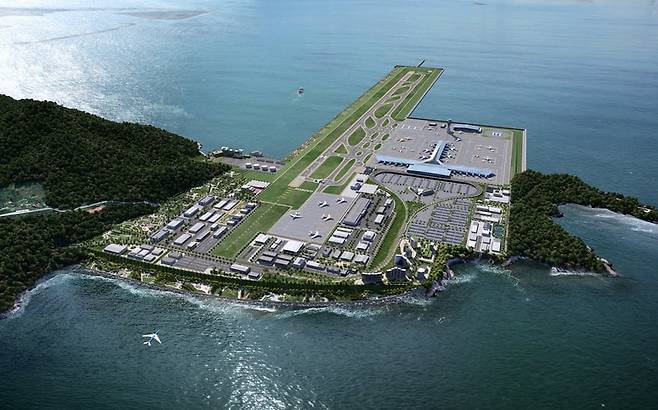 가덕도신공항 건설 조감도. /국토교통부 제공