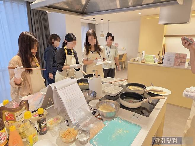 지난 17일 진행된 오뚜기 쿠킹 클래스 현장./사진=박수림 기자