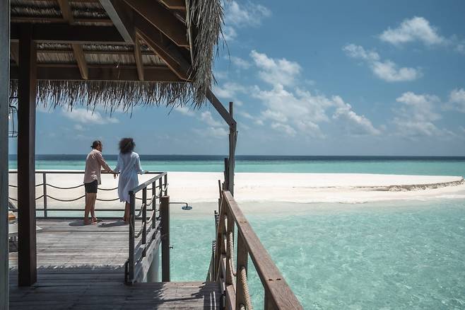 콘스탄스 무푸시 리조트의 시니어 워터빌라 전경