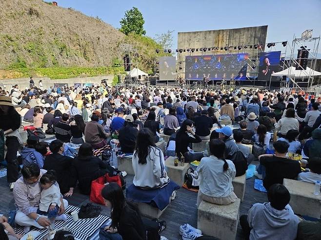 문화비축기지에서 열린 공연 모습. [서울시 제공]