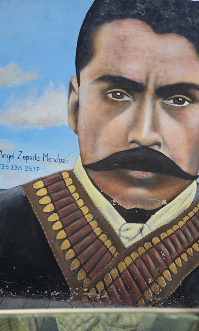 ▲ 거리 벽에 그려진 사파타의 형형한 눈빛이 멕시코 여행 내내 나를 따라다녔다. ⓒ손호철